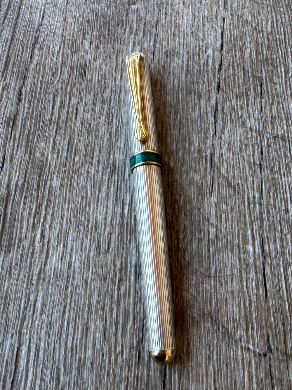Vintage 14K Nib Fountain Pen Unbranded Sterling Silver